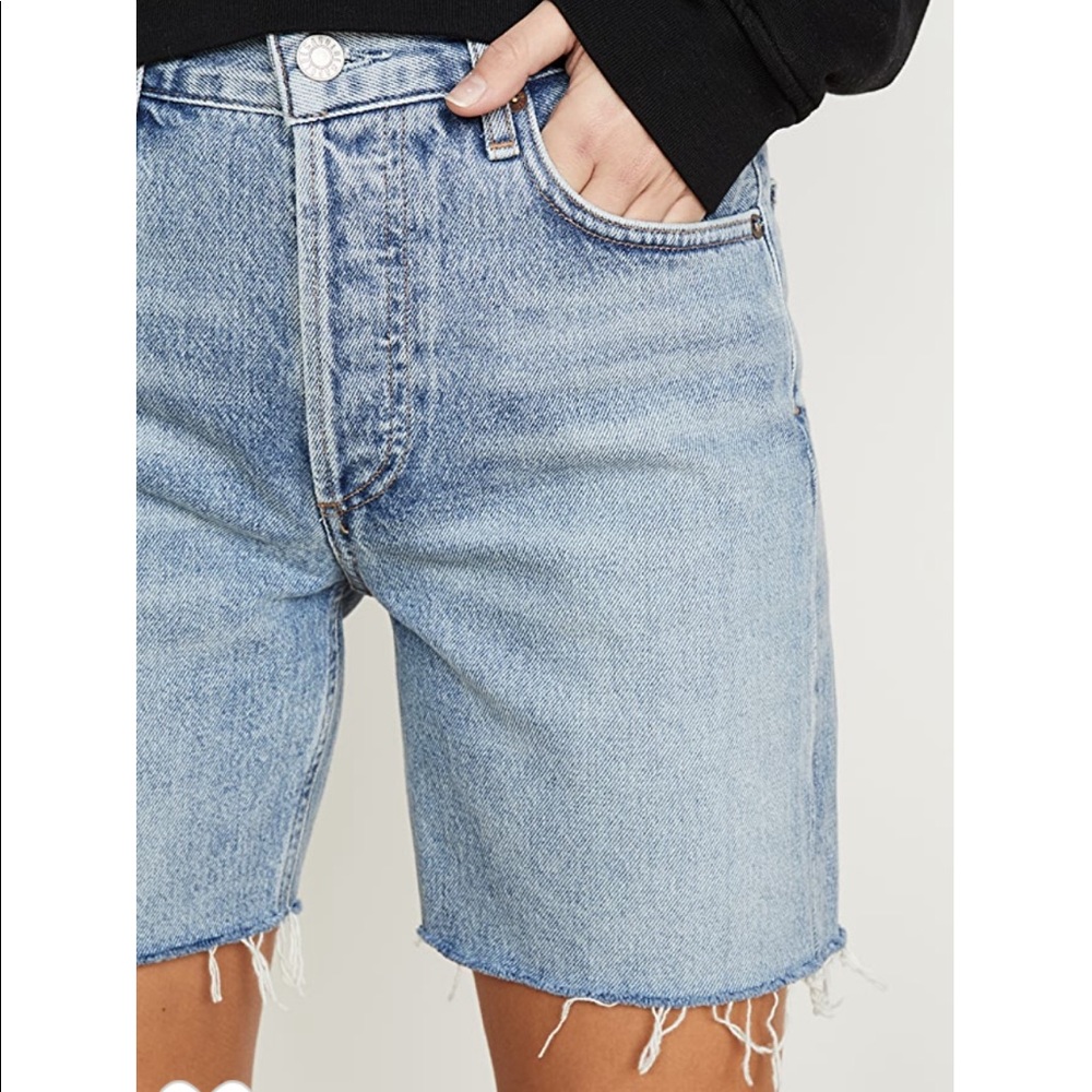 Agolde Rumi Mid Length Shorts